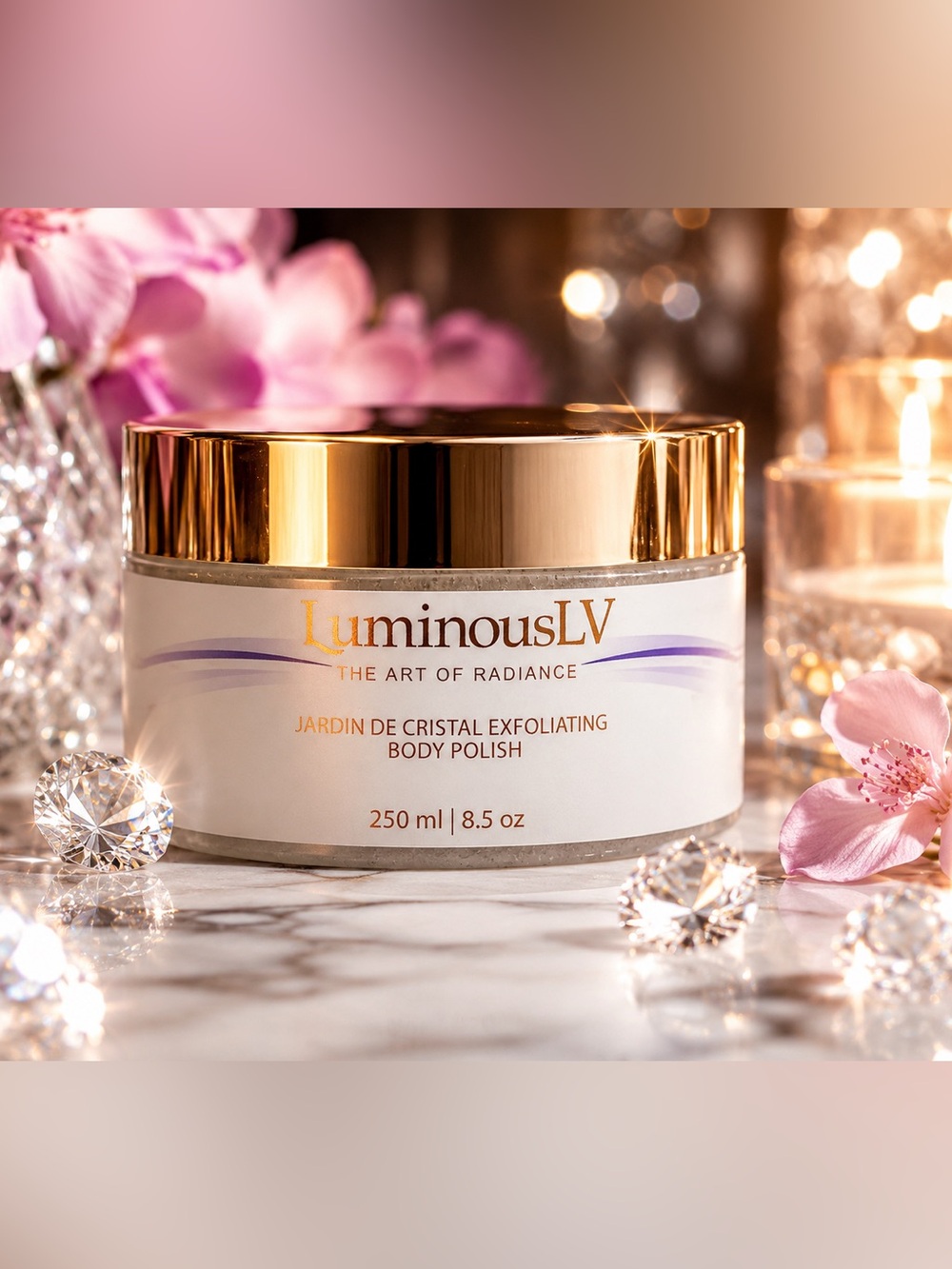 LuminousLV Jardin de Cristal Exfoliating Body Polish